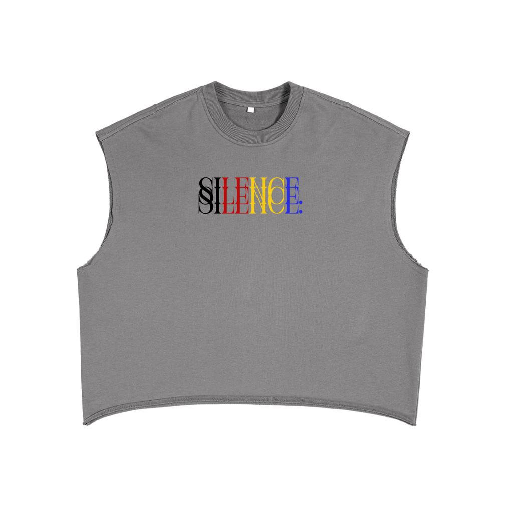 “Silence” Boxy Tank Top
