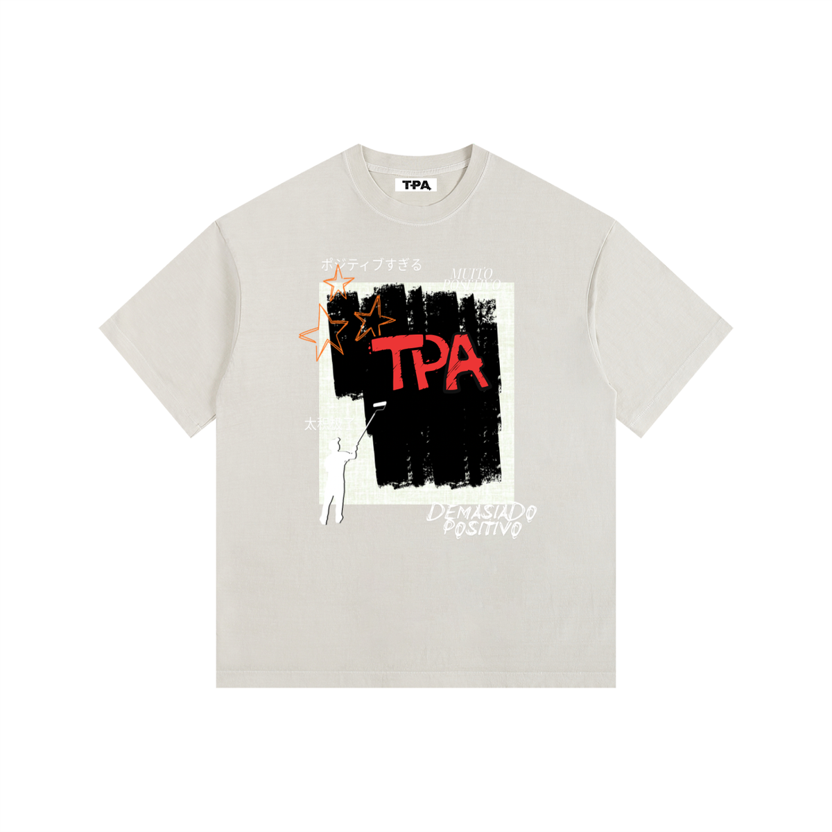Vintage Oversized  TPA Abstract Positivity Tee