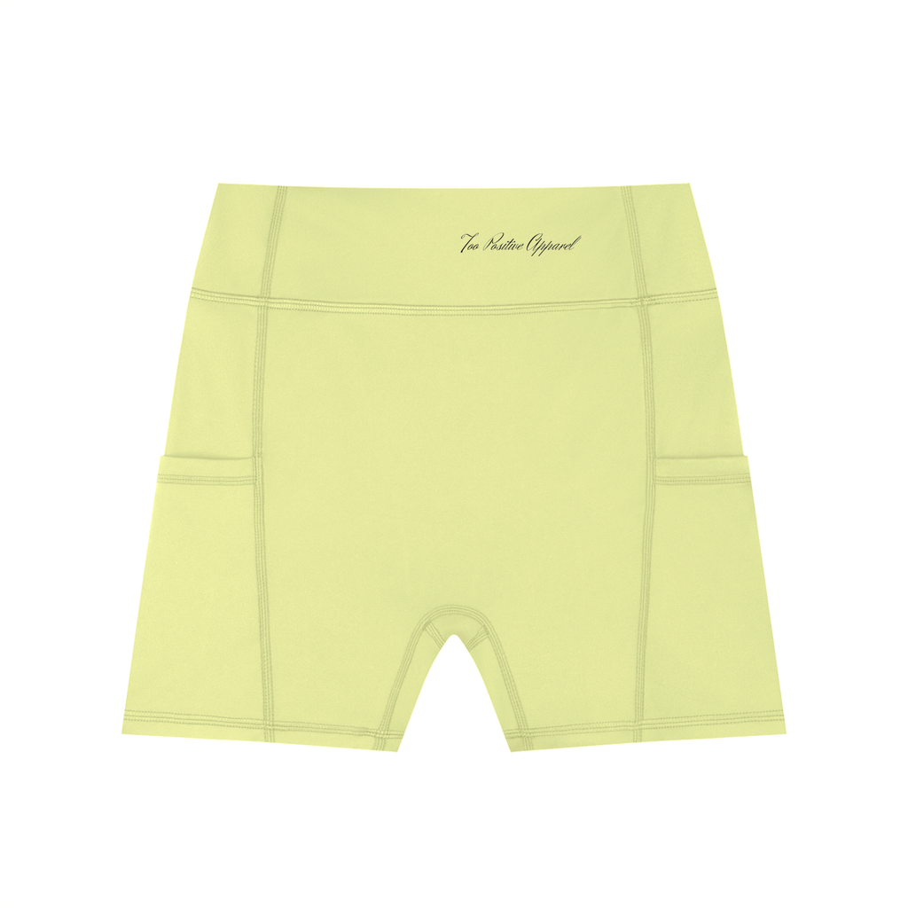 Women's High-Waisted Pocket Biker Shorts