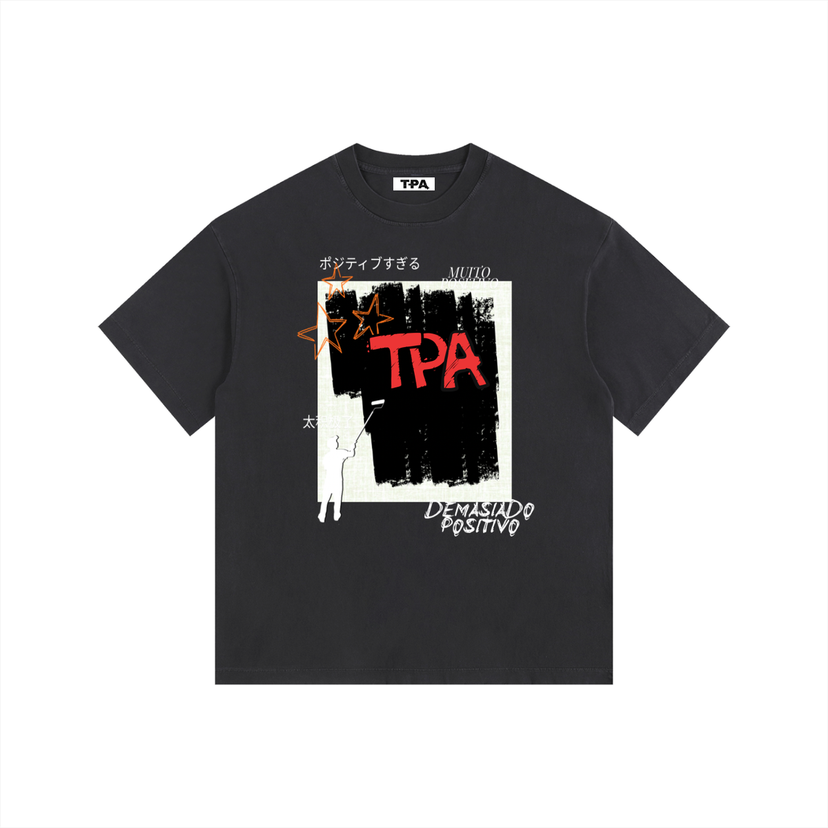 Vintage Oversized  TPA Abstract Positivity Tee