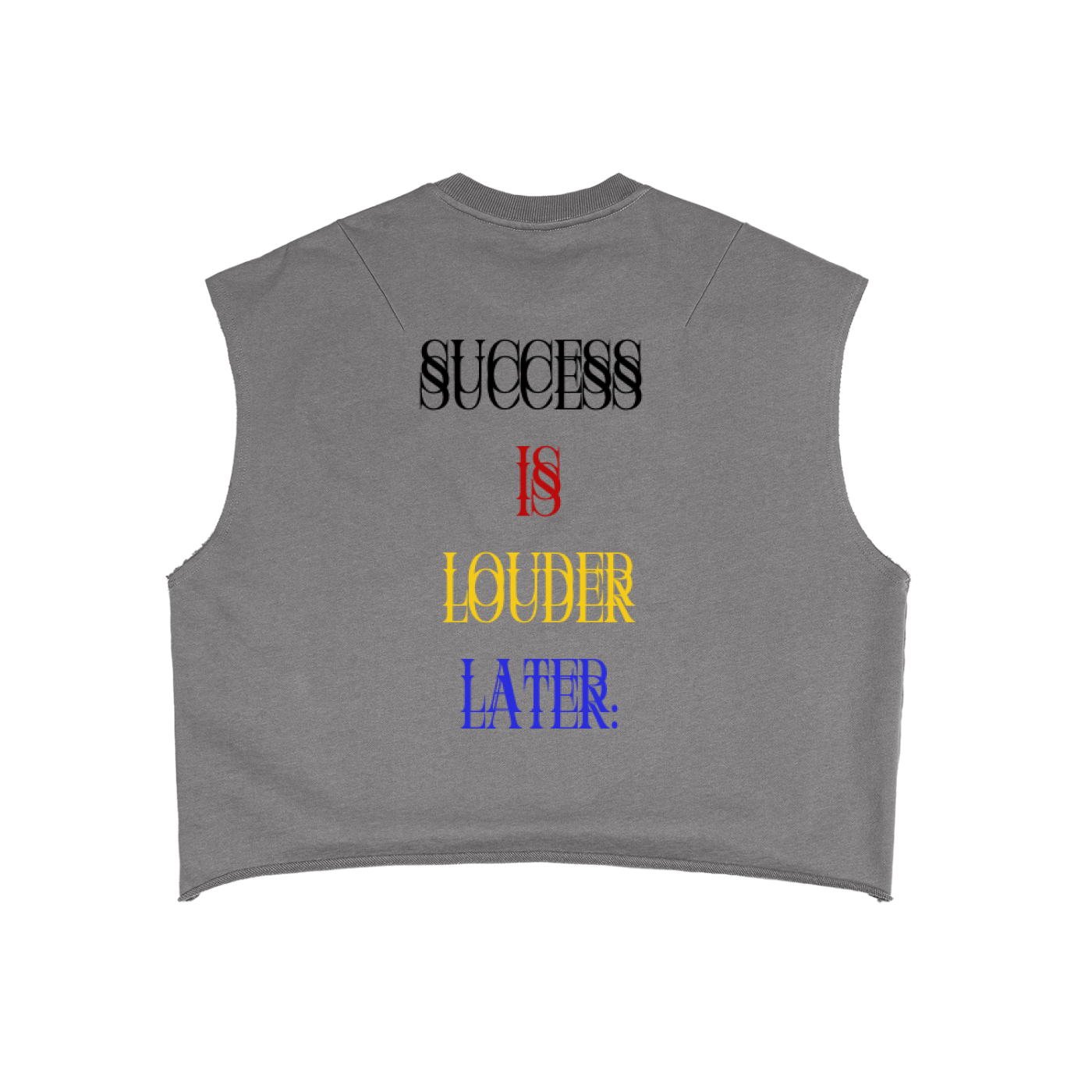 “Silence” Boxy Tank Top