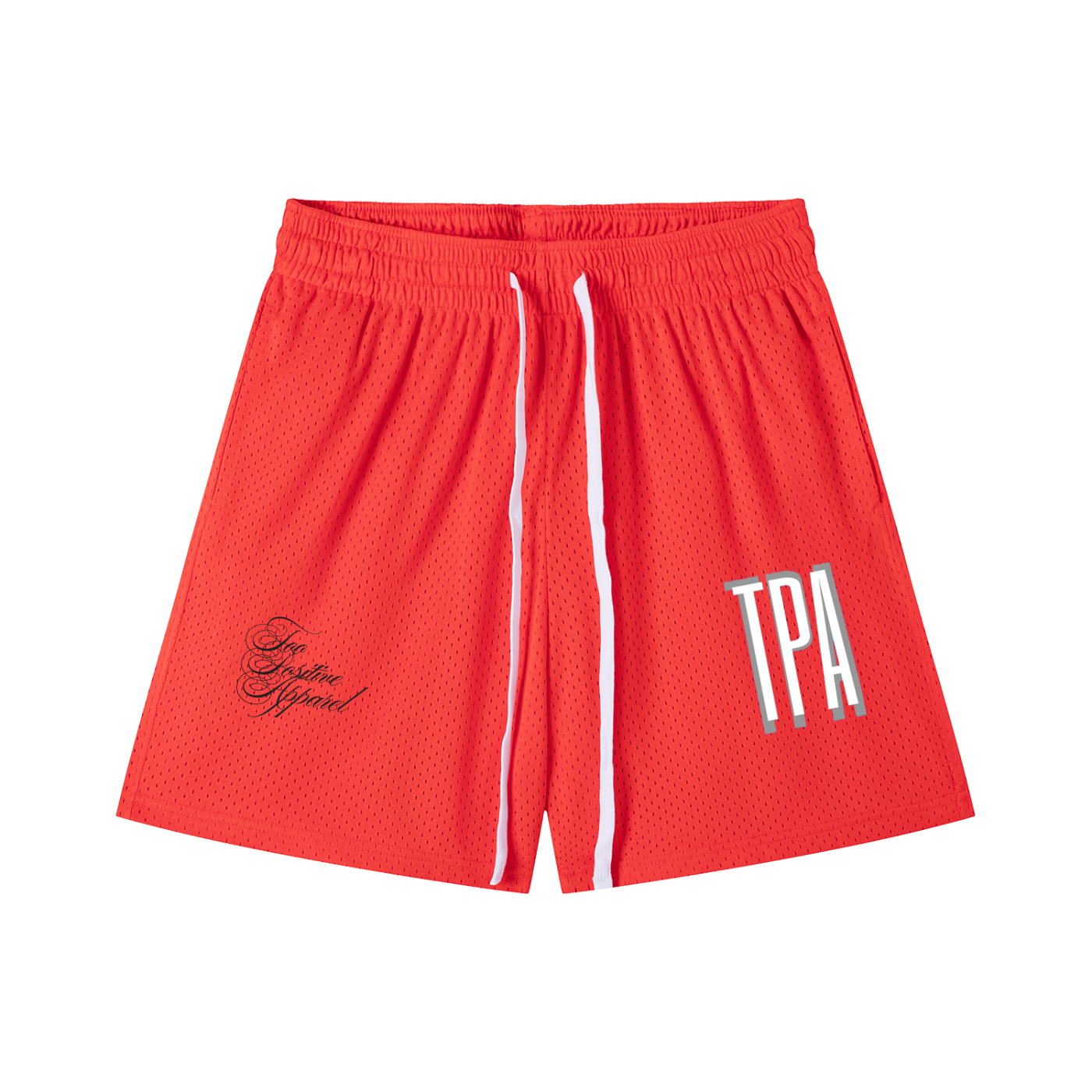Mesh Drawstring Shorts