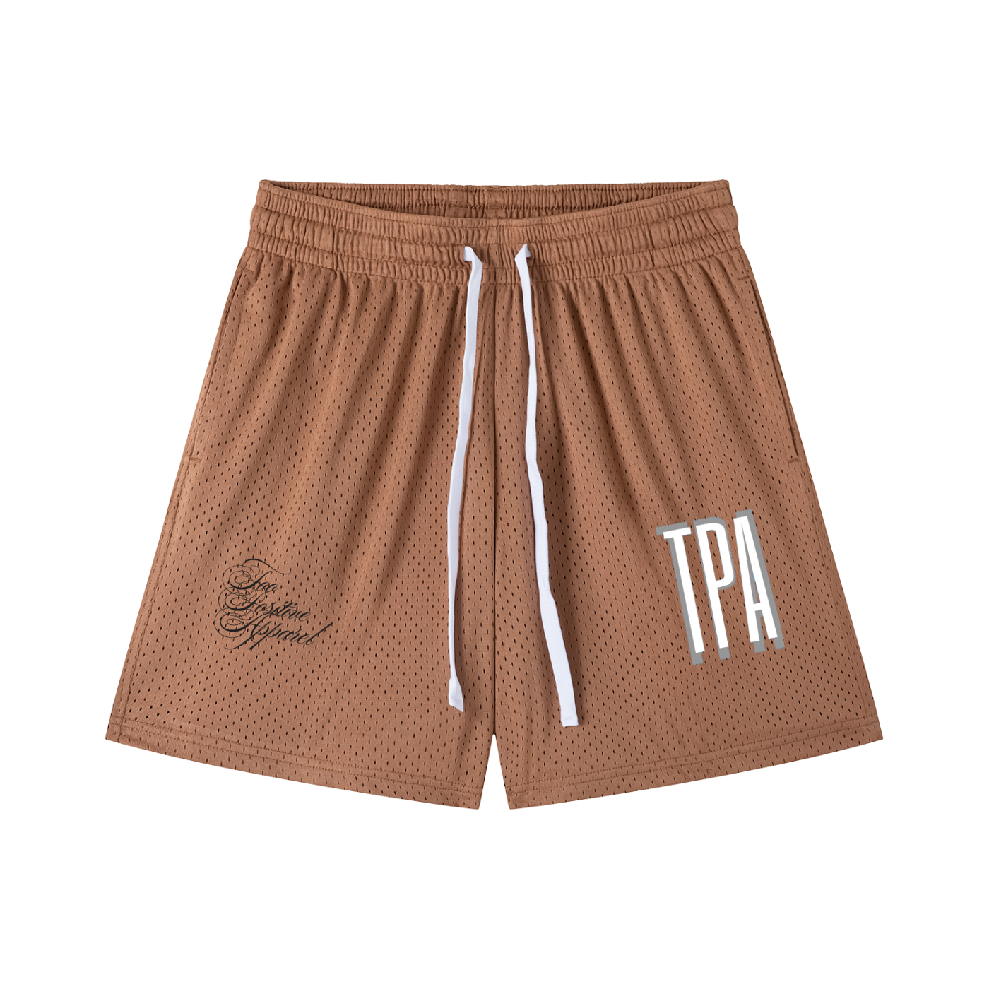 Mesh Drawstring Shorts