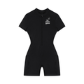 Women's Quarter-Zip Short Sleeve Romper