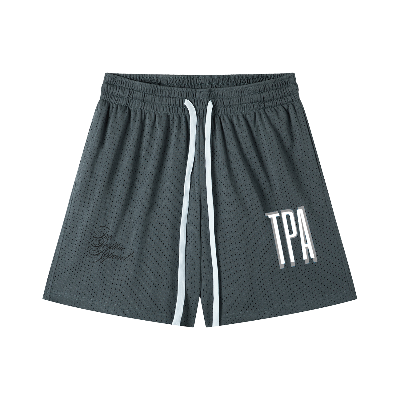 Mesh Drawstring Shorts