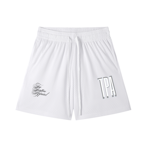 Mesh Drawstring Shorts