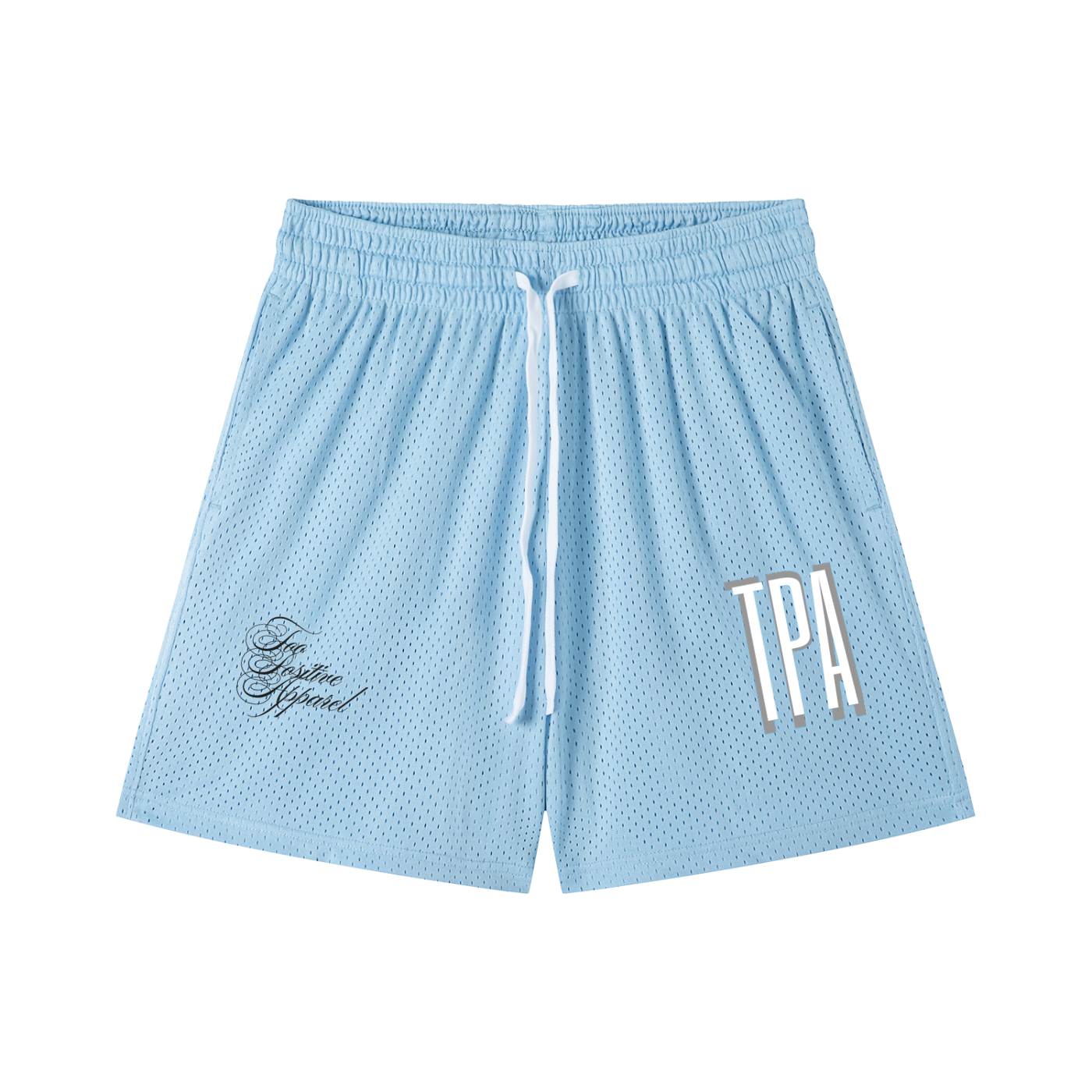Mesh Drawstring Shorts