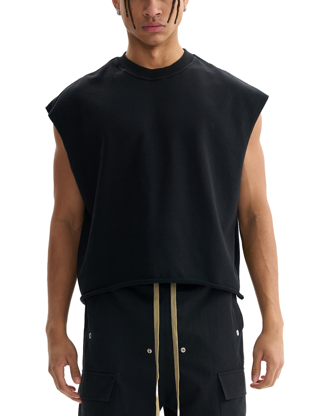 “Silence” Boxy Tank Top