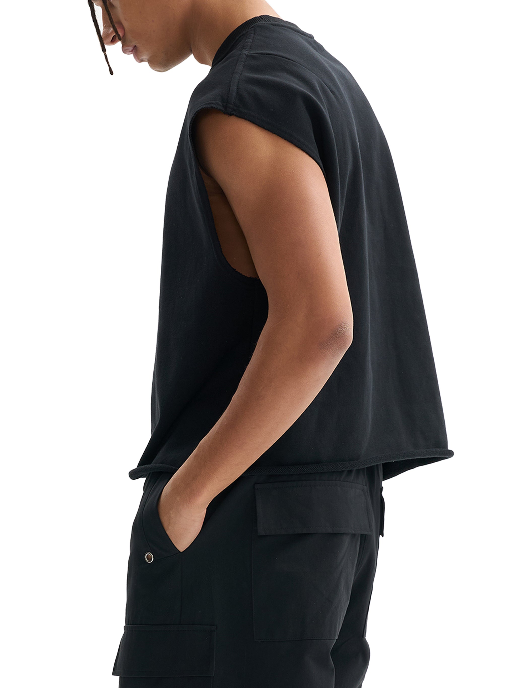 “Silence” Boxy Tank Top