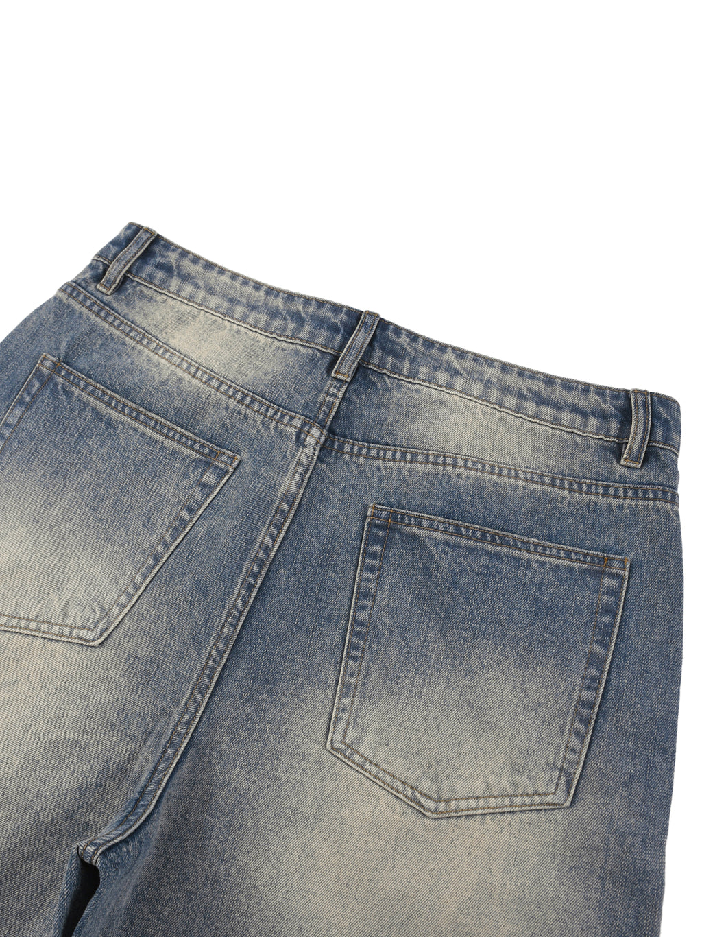 Distressed Denim Shorts