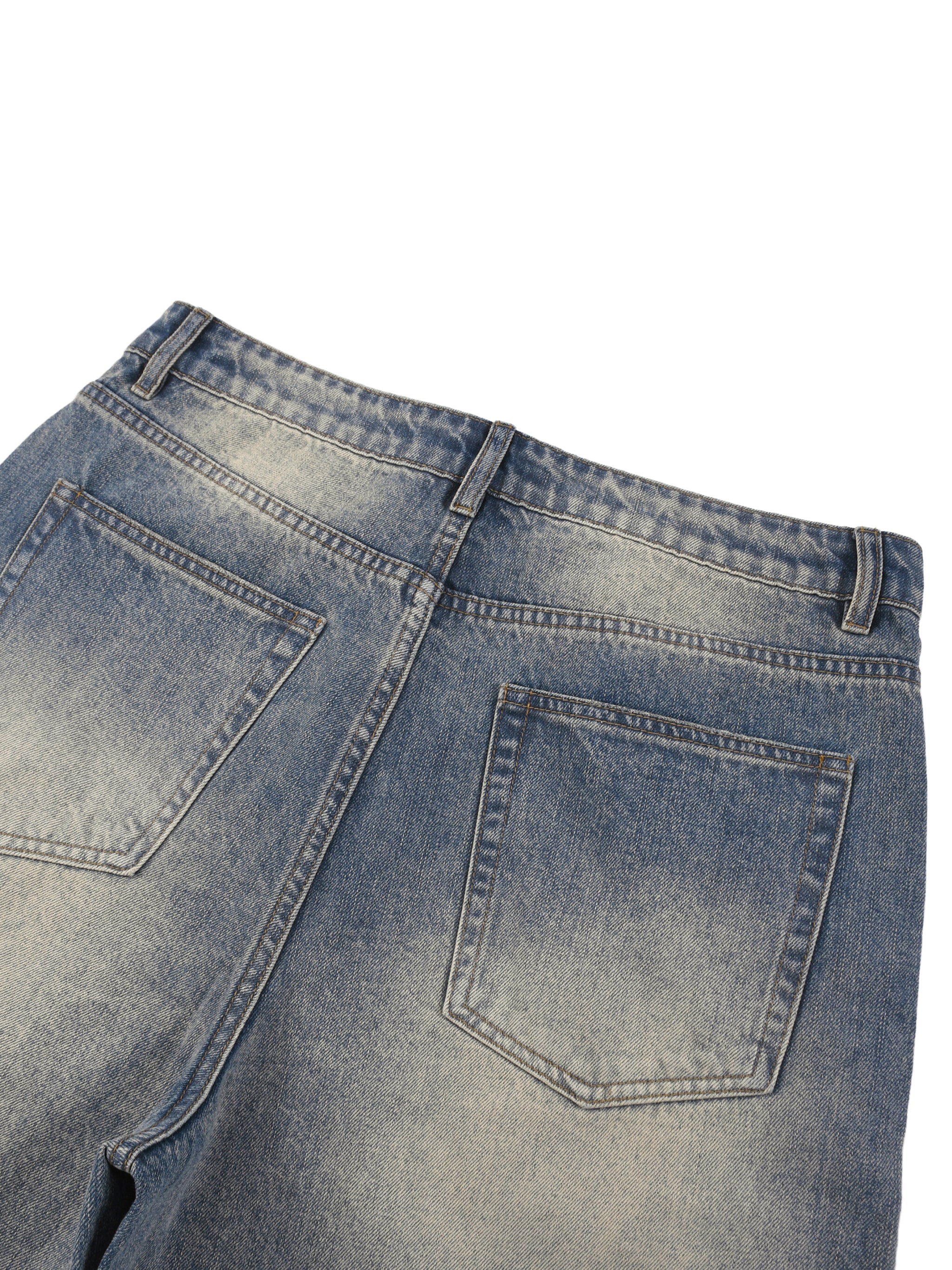 Distressed Denim Shorts