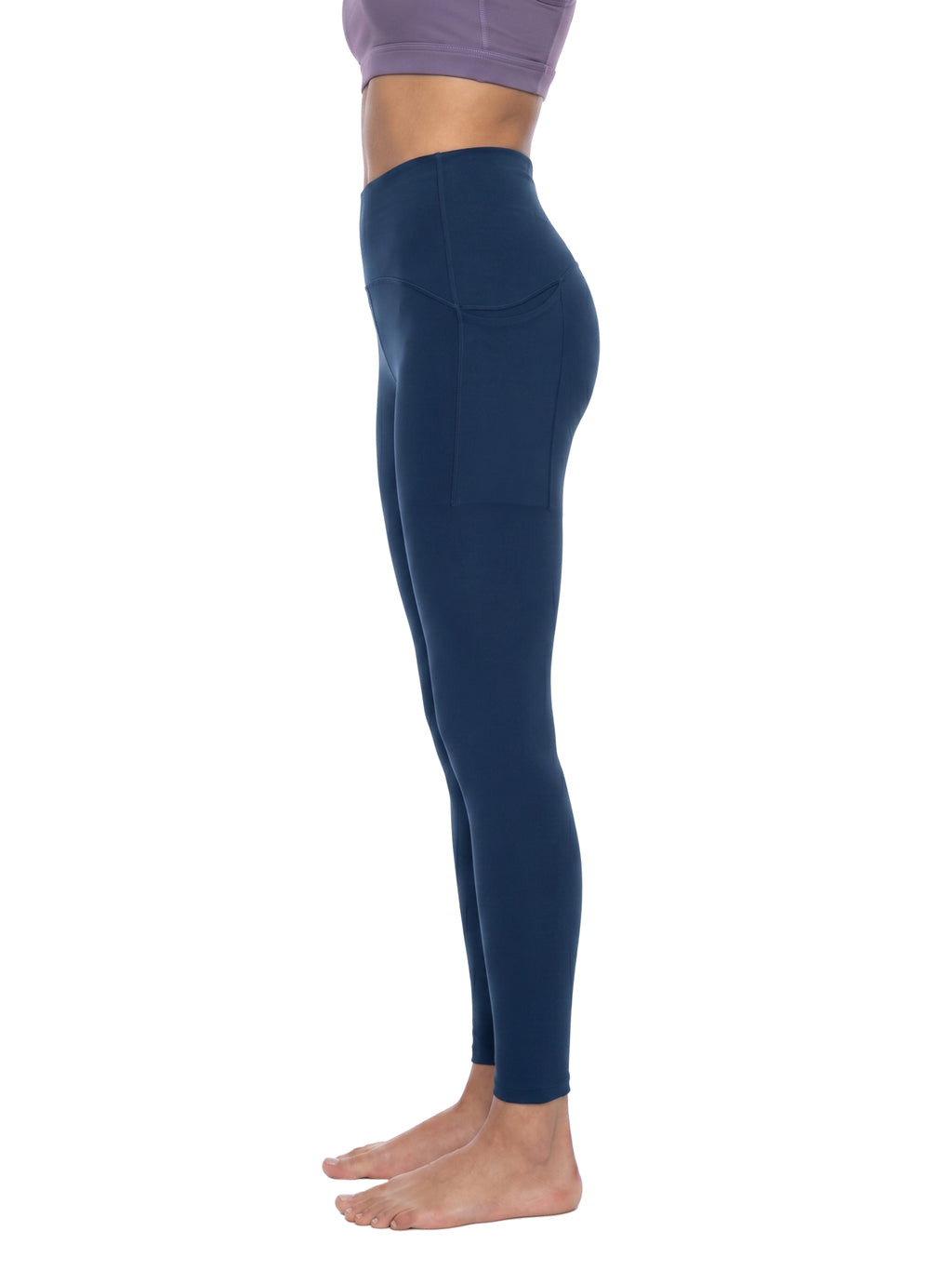 High-Rise Ankle-Length Leggings